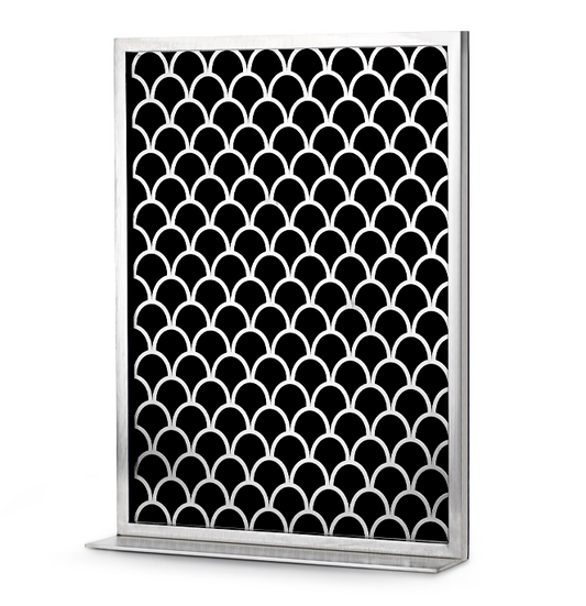 Metal Microfiber Black Jewelry Showcase Display Set TT039