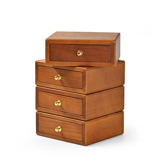 Exquisite Wood Jewelry Storage Box With Drawer SM194