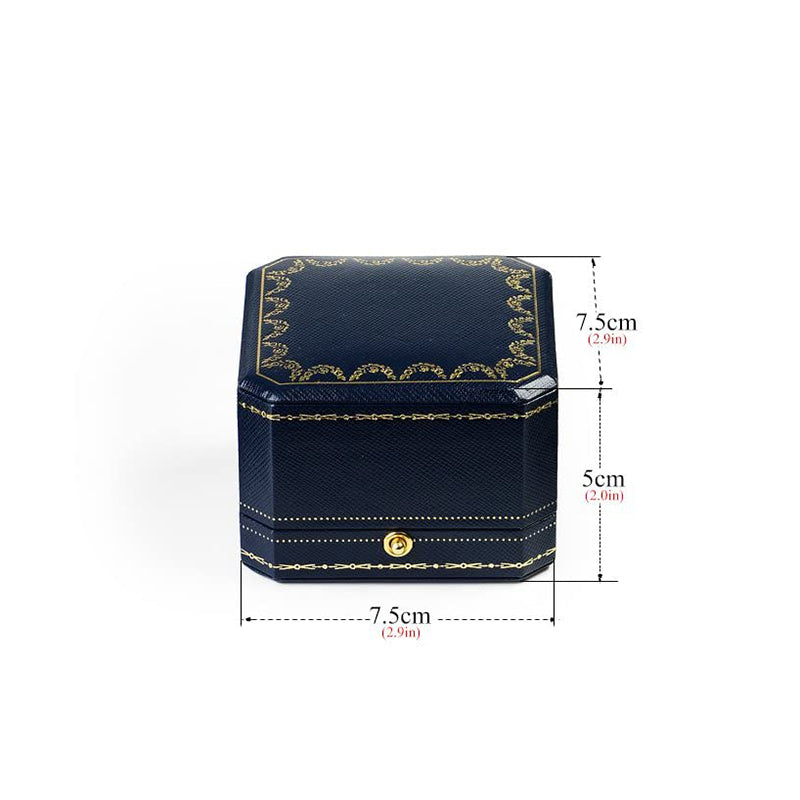 Noble Octagonal Engagement Ring Box H04101