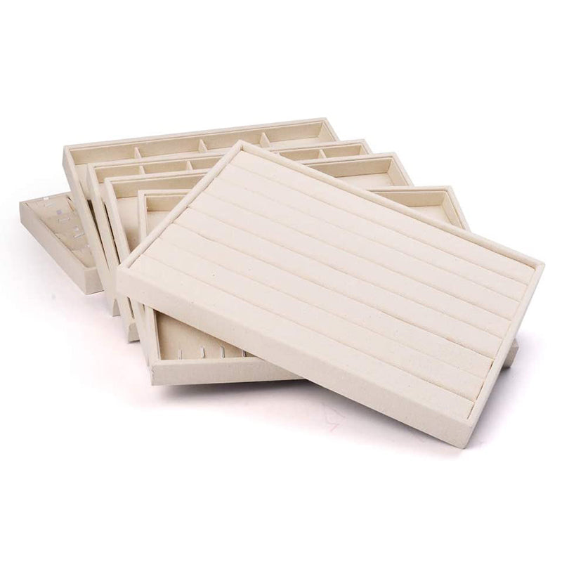 Linen Stackable Ring Insert Tray 7 Slots P00204