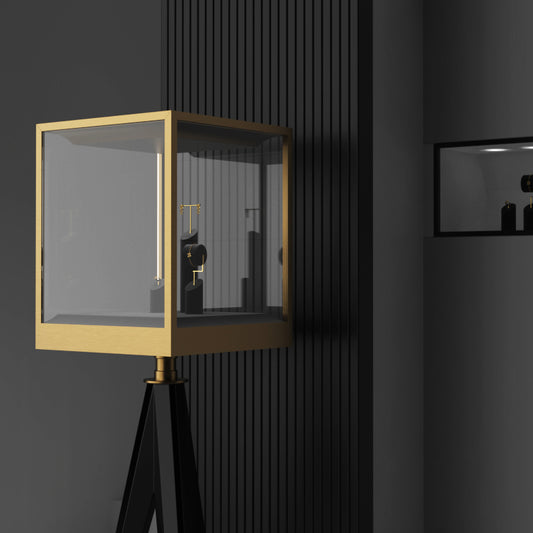 Vertical Cabinet Jewelry Showcase Display ZG001