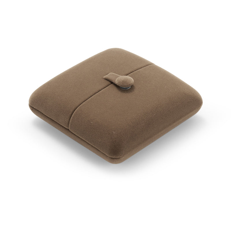 Coffee Velvet Jewelry Gift Box H00902