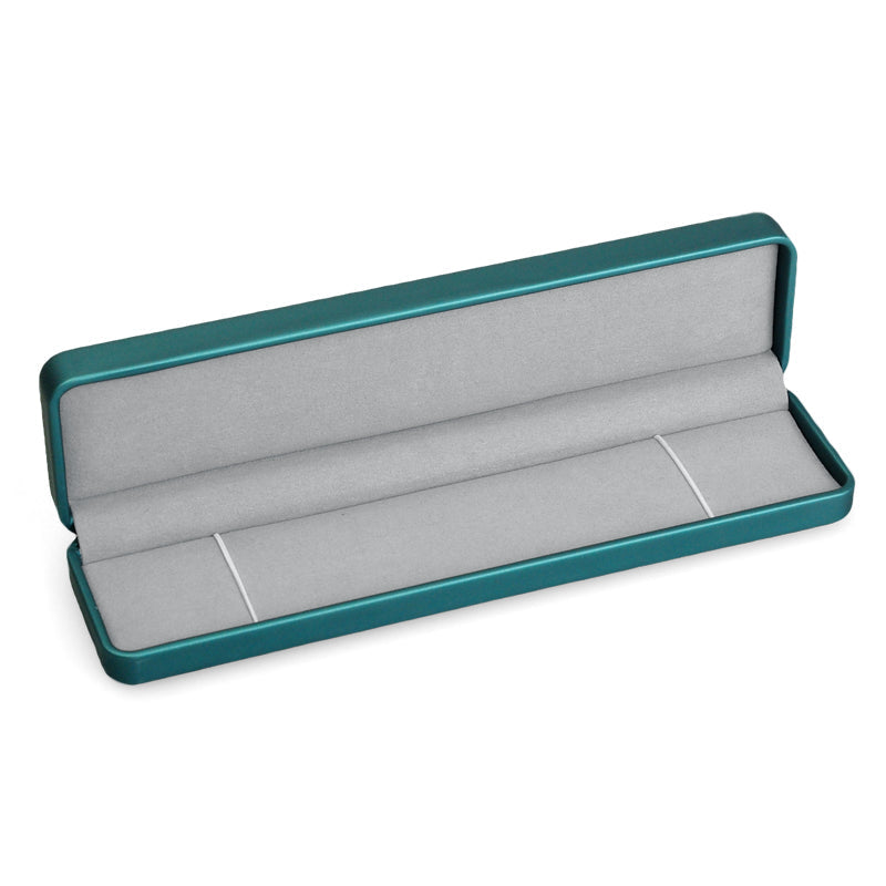 Luxury Round Corner PU Leather Earring Box H090