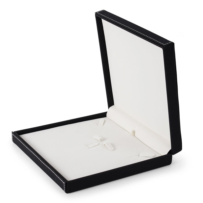 Black PU Leather Earring Box H119