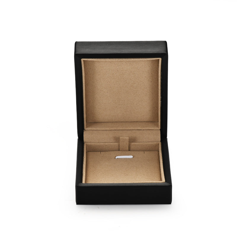 Black Brushed PU Leather Bangle Gift Box H125