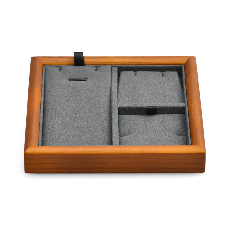 Square Wood Jewelry Storage Display Tray P068
