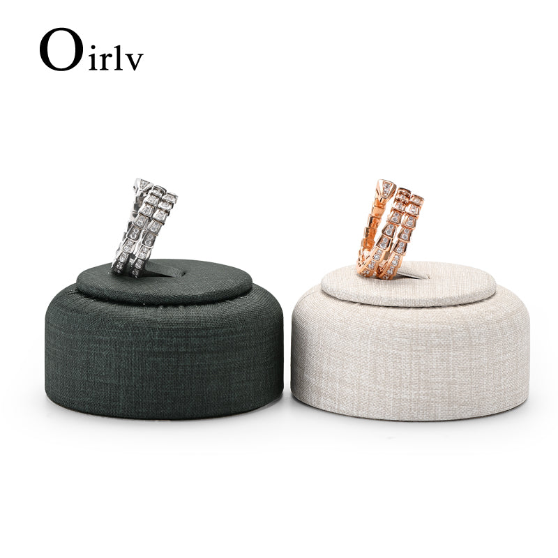 PU Leather Fabric Ring Tray PU078