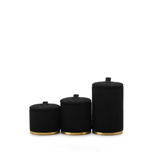 Black Luxury Metal Jewelry Display Set TT032