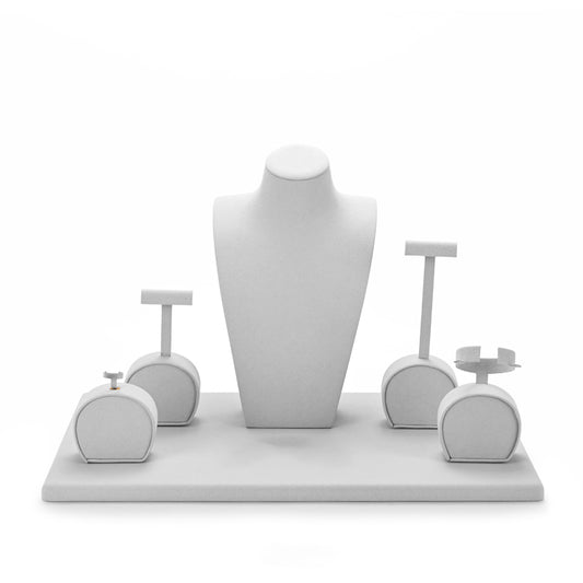 Microfiber Counters Window Decorations Earrings Counter Display TT047