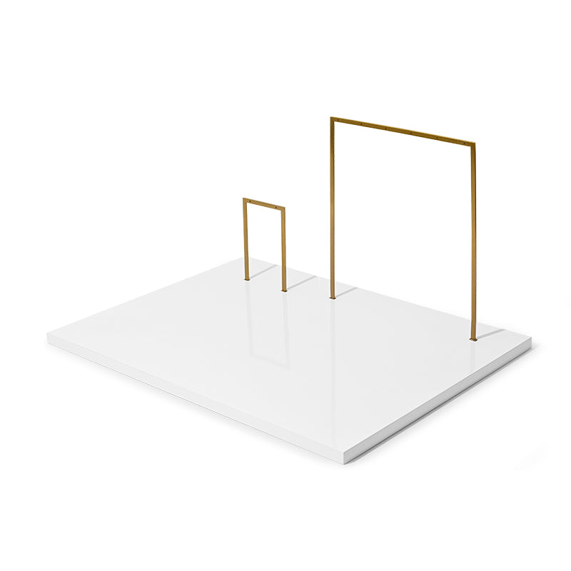 White Ring Earrings Jewelry Display Set TT190