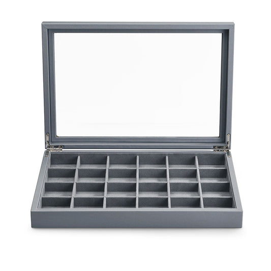 PU Leather Jewelry With Lid Storage Box Necklace Ring Jewelry Box X026