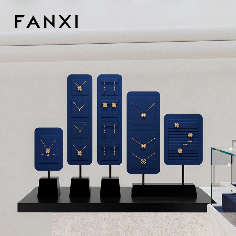 OIRLV  fashion Blue and Black Baking paint jewelry holder: PU107