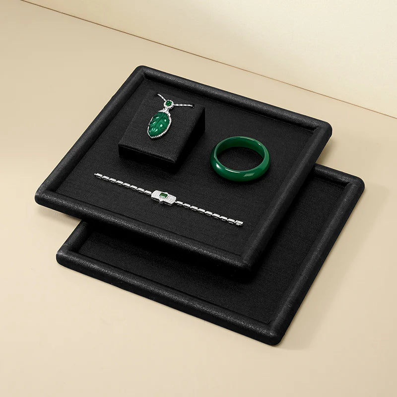 Square Microfiber Jewelry Tray P070