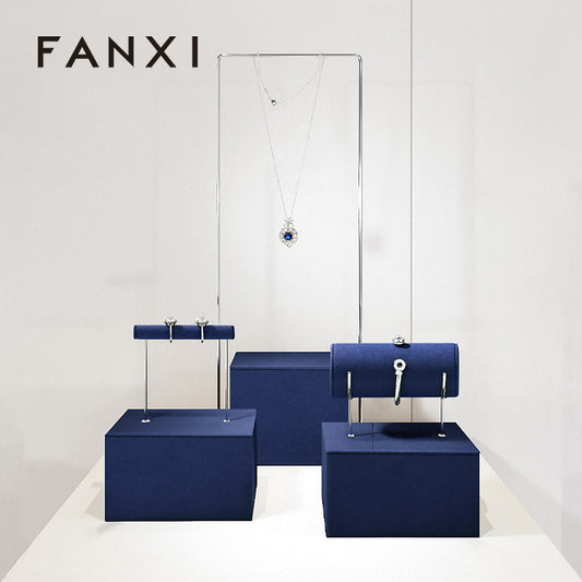 OIRLV Fashion Blue Metal Jewelry display set : TT475