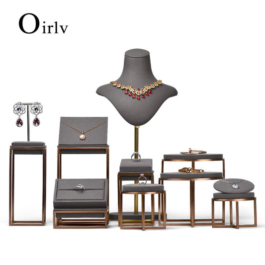 OIRLV New Arrival: Metal Jewelry Display Props for Showcases and Counters：JS036