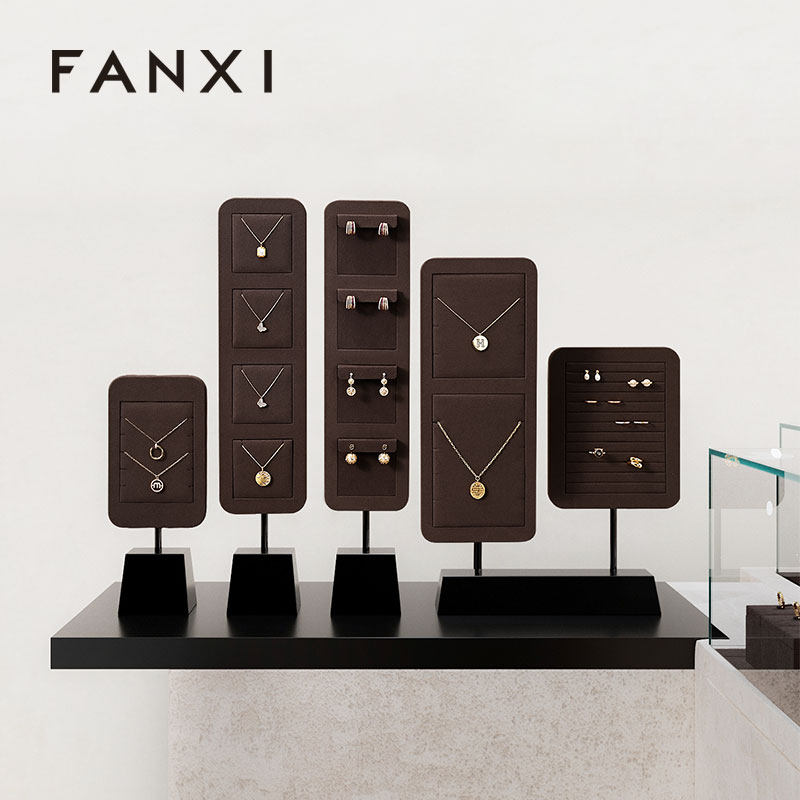 OIRLV wholesale Superfiber and Metal jewelry stand : PU111