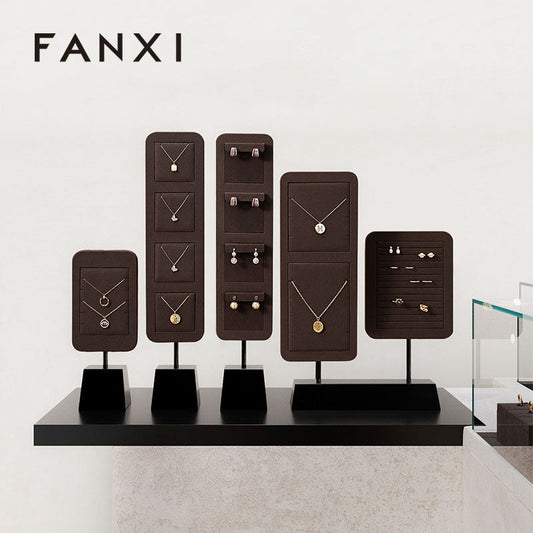 OIRLV wholesale Superfiber and Metal jewelry stand : PU111