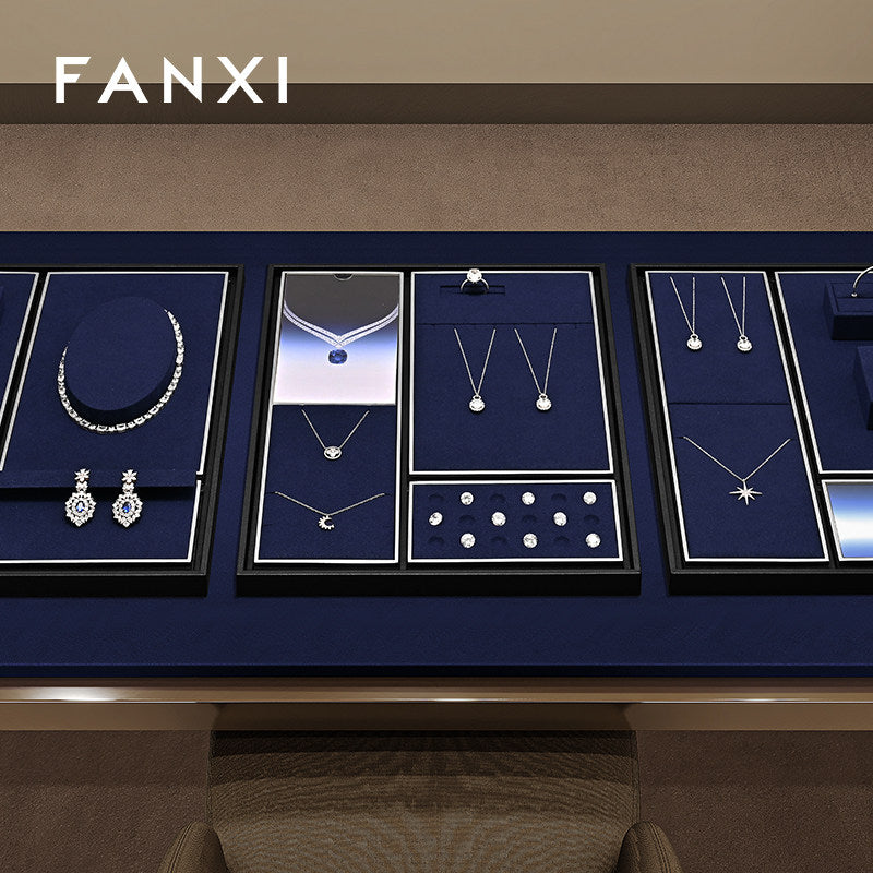 OIRLV Fashion Blue Metal Jewelry Combination Set :TT495