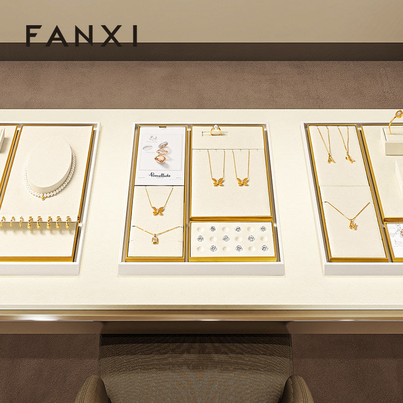 OIRLV Fashion Beige Metal Jewelry Combination Set :TT496