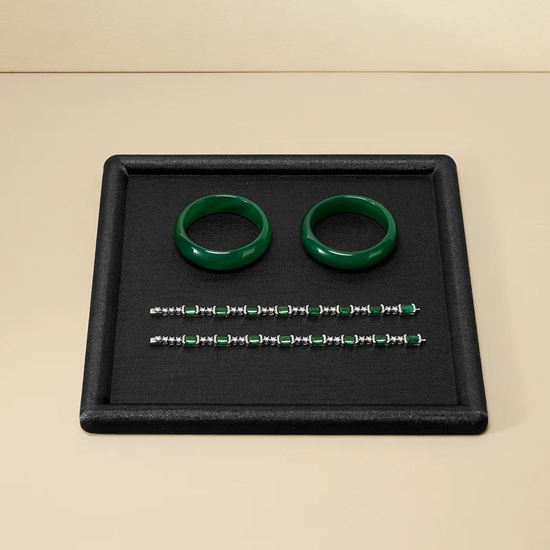 Square Microfiber Jewelry Tray P070