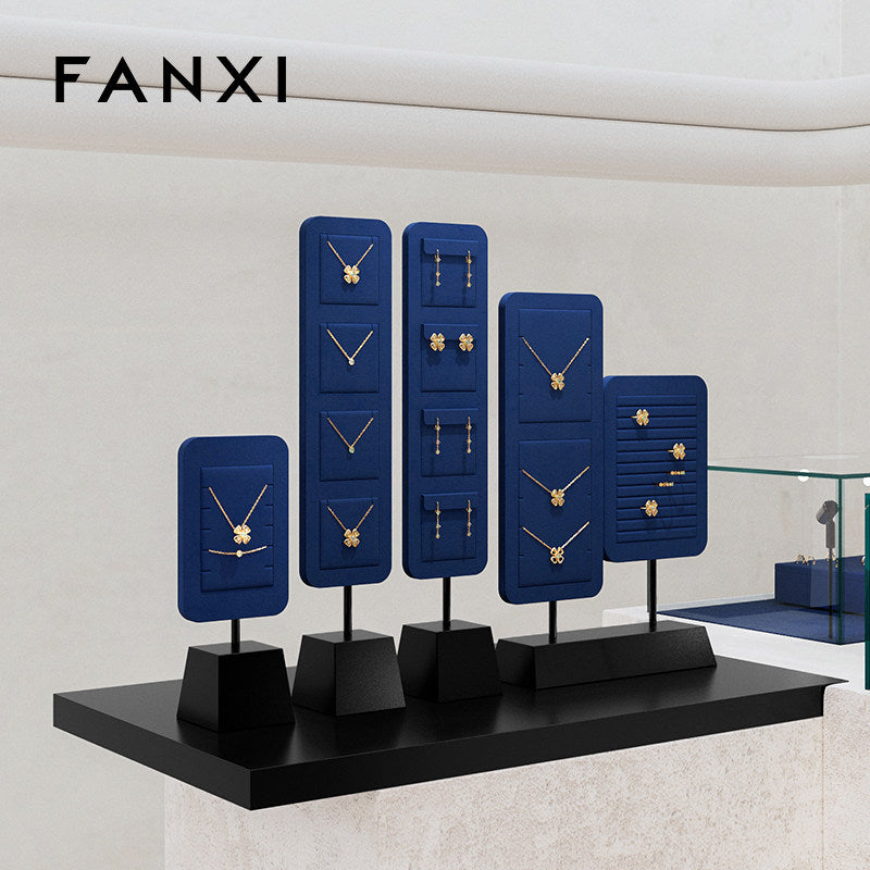 OIRLV  fashion Blue and Black Baking paint jewelry holder: PU107