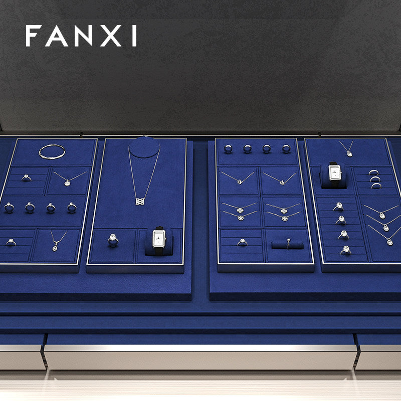 OIRLV Hot sale Blue metal Jewelry Combination Set: TT530