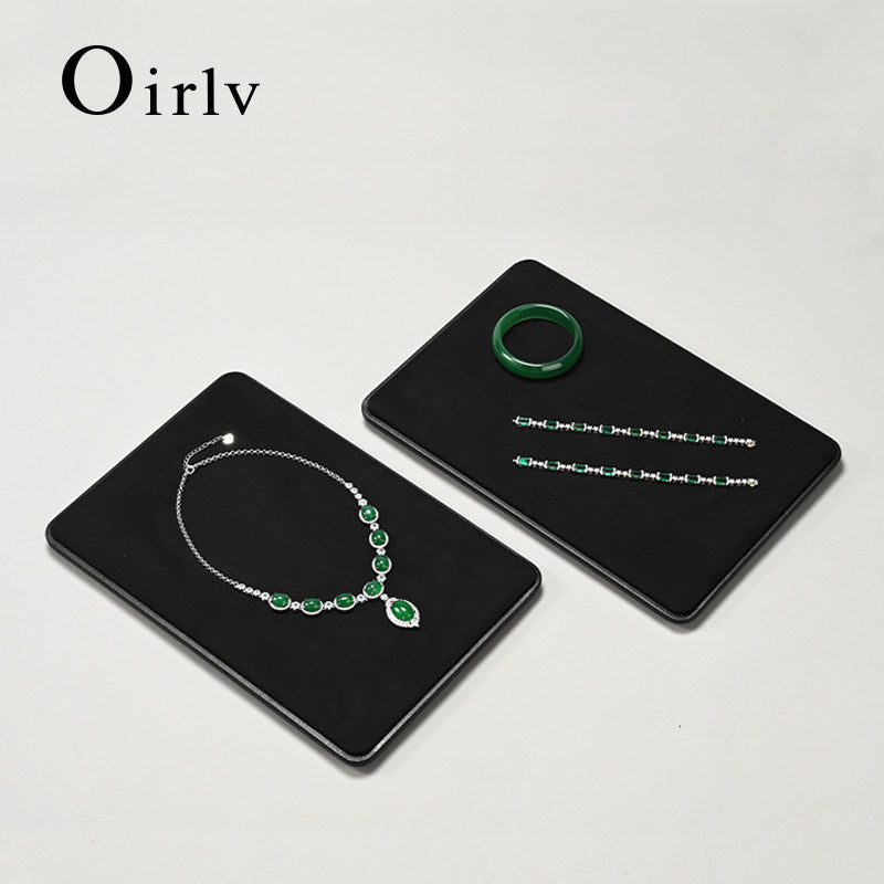 New arrival leather jewelry display tray ： P198