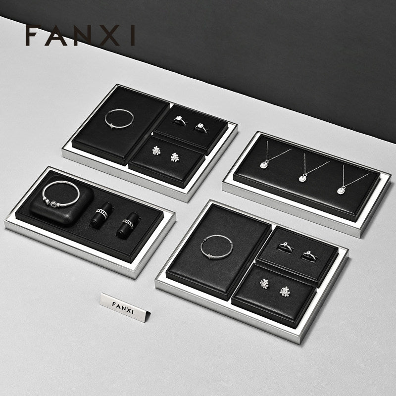 OIRLV Factory Black Leather Jewelry Display:TT484