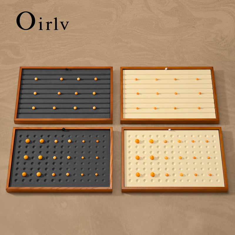 OIRLV Solid Wood Jewelry Tray / Bead Display Tray :P233
