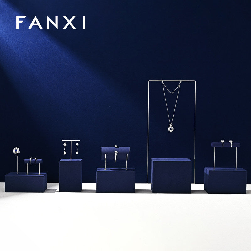 OIRLV Fashion Blue Metal Jewelry display set : TT475