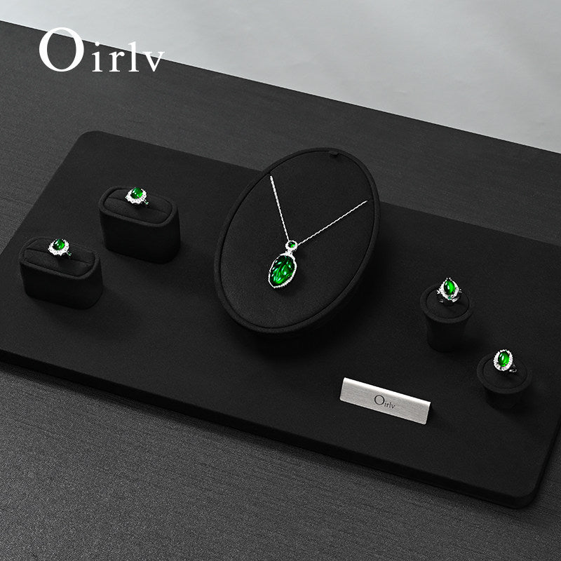 Oirlv Hot sale black jewelry display set series: TT242