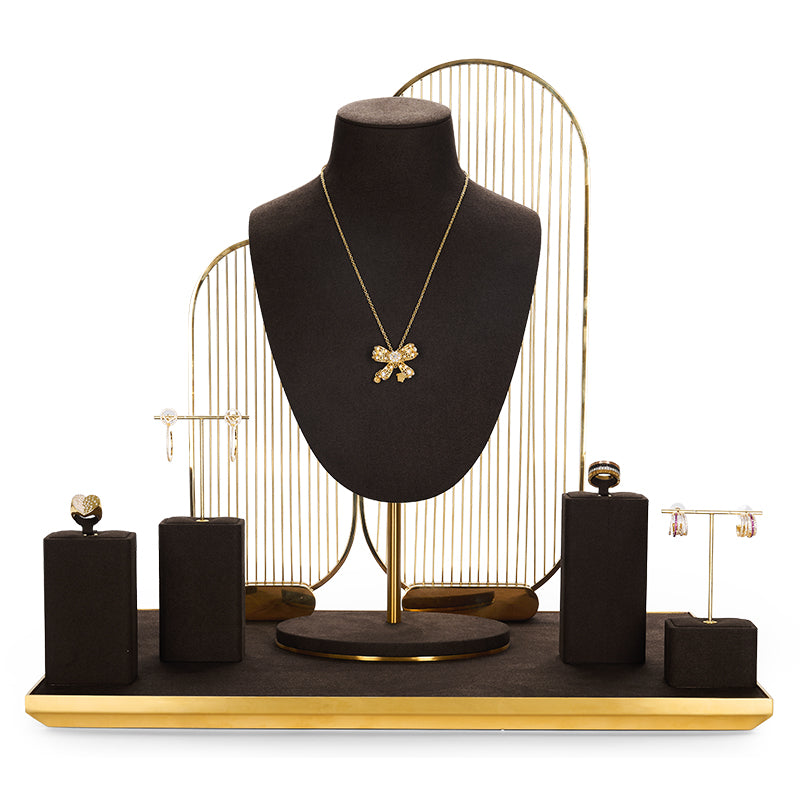 Luxury Brown Jewelry Display Set TT104