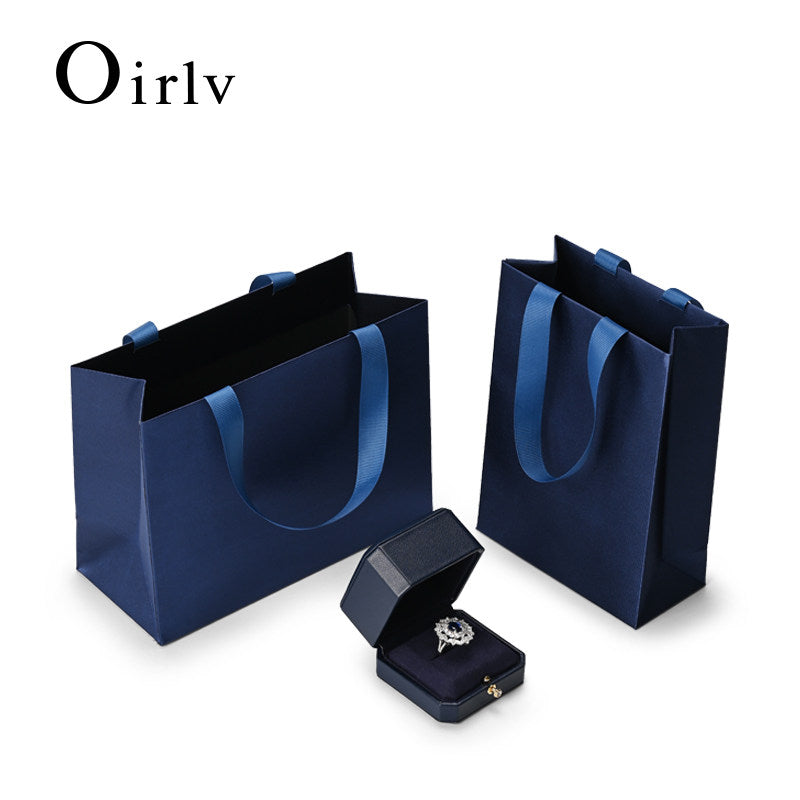 Oirlv new arrival Multicolored Natural silk Jewelry Bag
