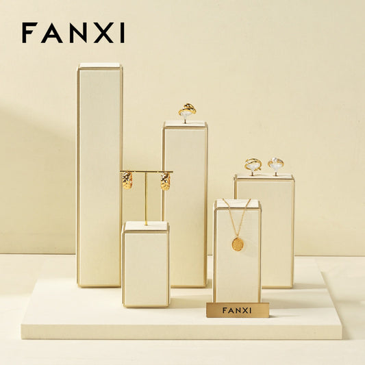 OIRLV Wholesale Beige Baking paint Jewelry display set : TT478