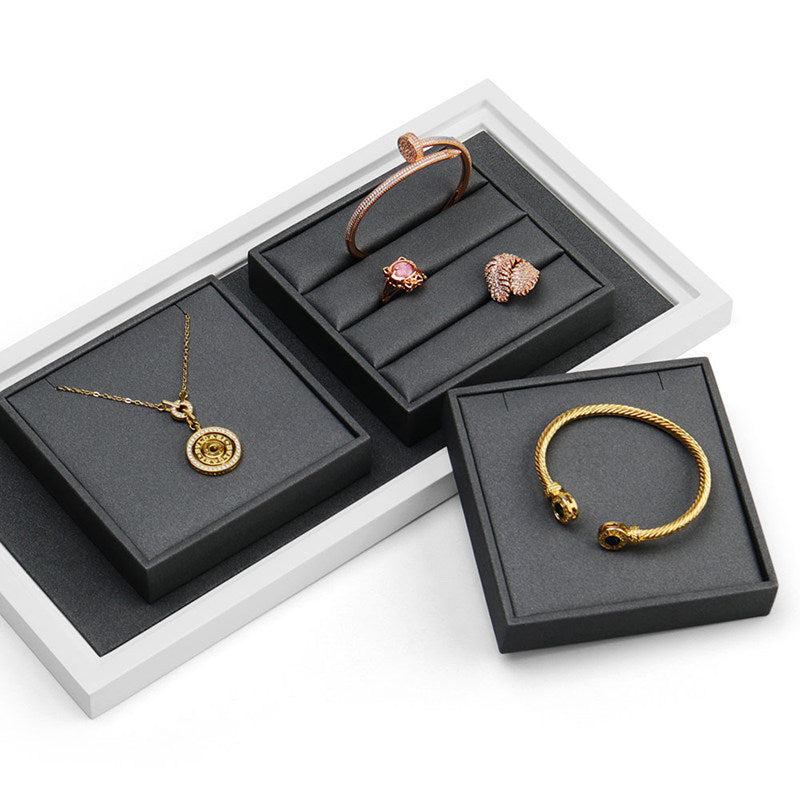 OIRLV New Wooden Countertop Jewelry Display Props ：P058