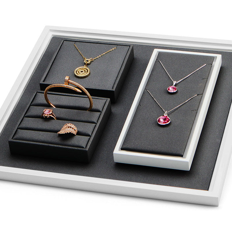 OIRLV New Wooden Countertop Jewelry Display Props ：P058