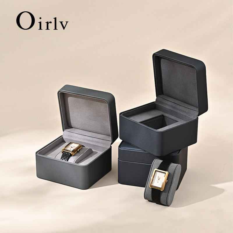 OIRLV Hot sale Multi-color optional microfiber Watch storage box:H174