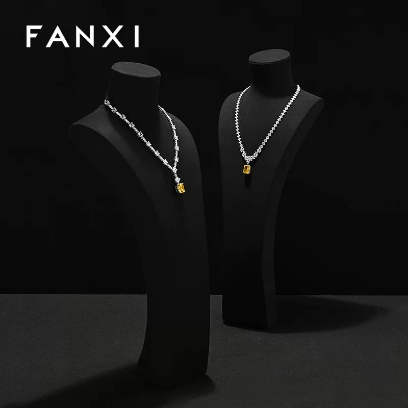 OIRLV Fashion Microfiber Jewelry Portrait Stand : RX109