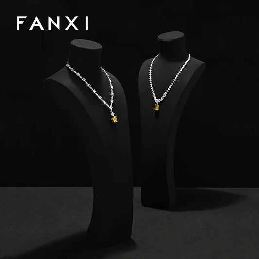 OIRLV Fashion Microfiber Jewelry Portrait Stand : RX109