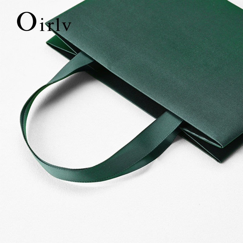 Oirlv new arrival Multicolored Natural silk Jewelry Bag