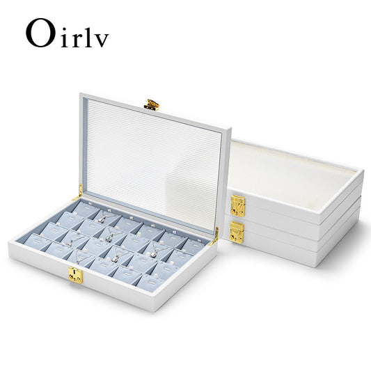 Oirlv Leather Jewelry Box Premium Jewelry Organizer Box ： X060-X061