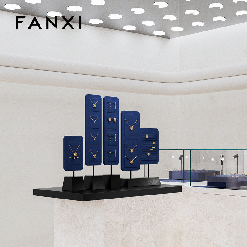 OIRLV  fashion Blue and Black Baking paint jewelry holder: PU107