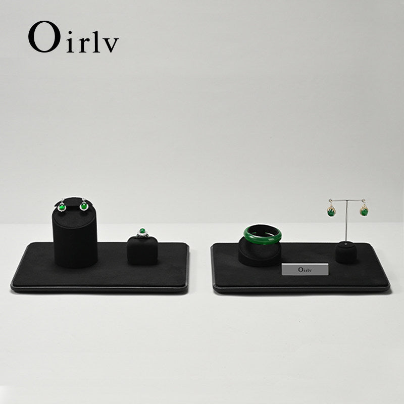 New arrival leather jewelry display tray ： P198