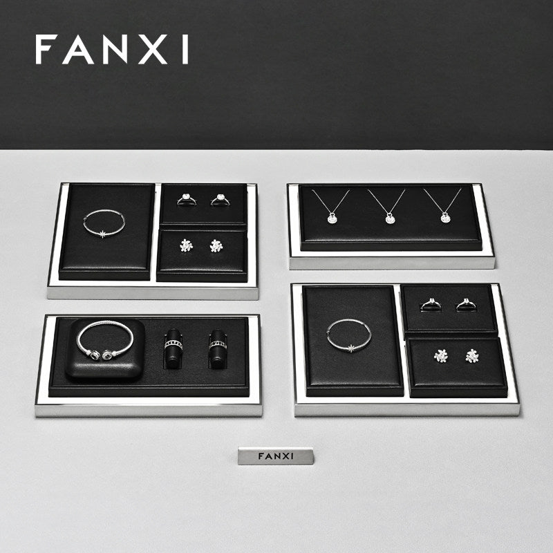 OIRLV Factory Black Leather Jewelry Display:TT484