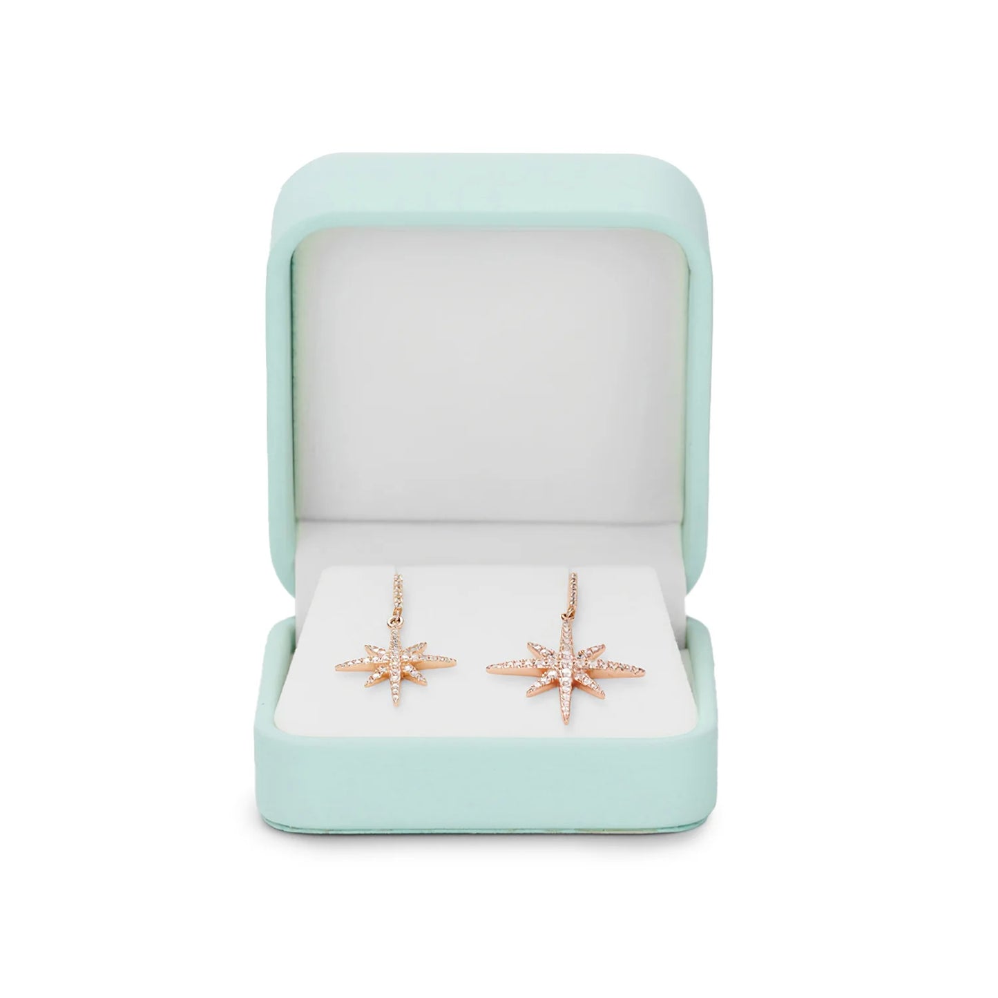 OIRLV Green PU Leather Velvet Jewelry Packaging Box H142