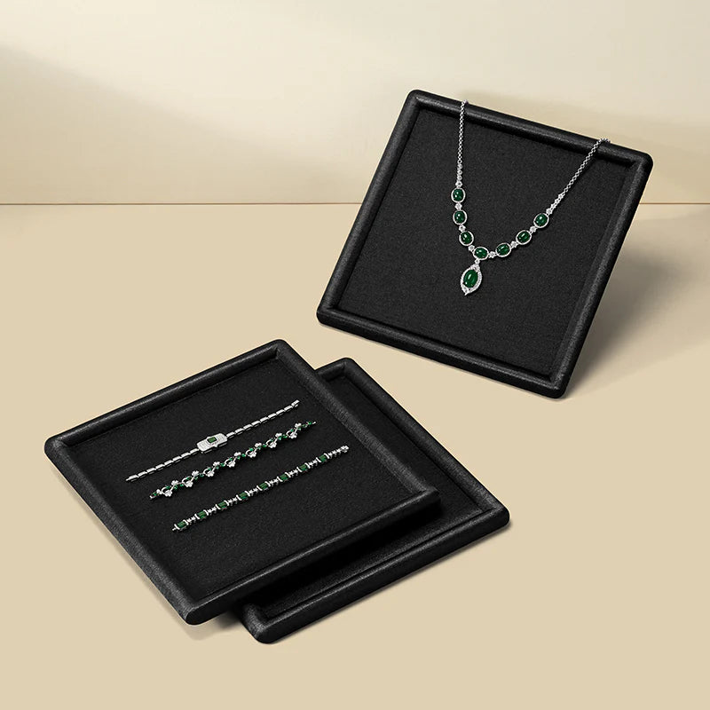 Square Microfiber Jewelry Tray P070