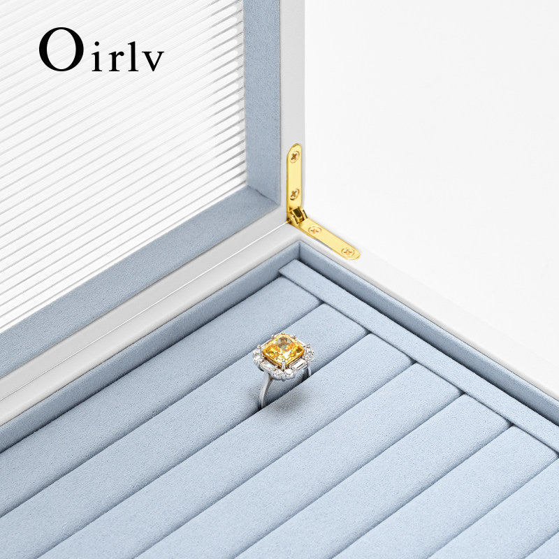 Oirlv Leather Jewelry Box Premium Jewelry Organizer Box ： X060-X061