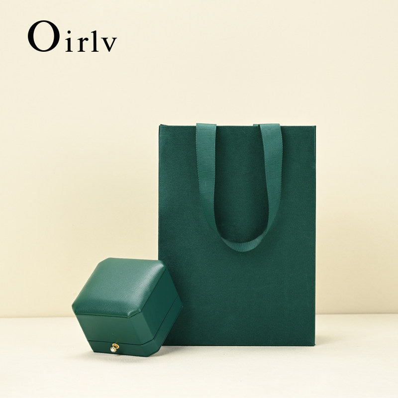 Oirlv new arrival Multicolored Natural silk Jewelry Bag