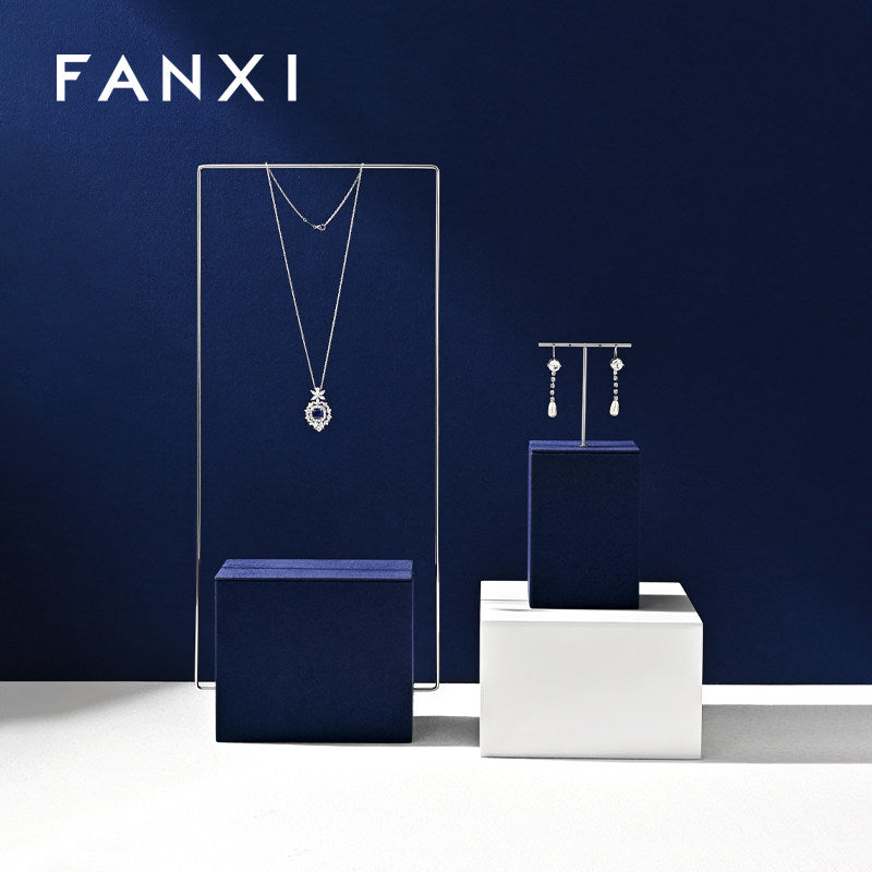 OIRLV Fashion Blue Metal Jewelry display set : TT475