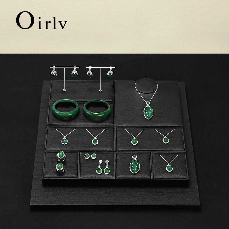 OIRLV Wholesale Black Tess Jewelry Combination Set : TT575